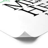 Mental Health Butterfly Poster (Ecke)