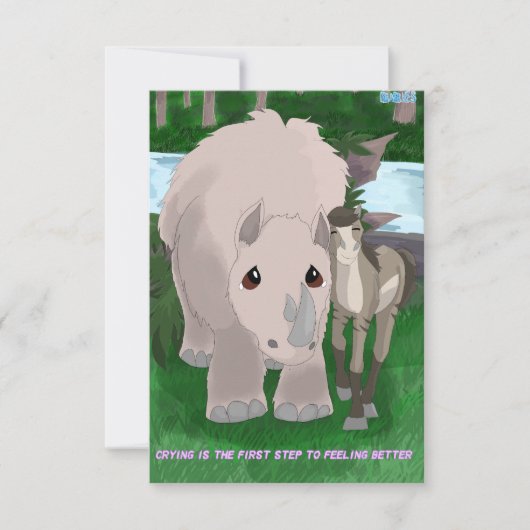 Mental Health Card für Frost Babys Dankeskarte (Vorderseite)