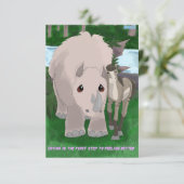 Mental Health Card für Frost Babys Dankeskarte (Stehend Vorderseite)