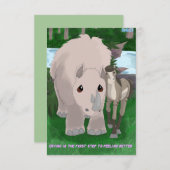 Mental Health Card für Frost Babys Dankeskarte (Vorne/Hinten)