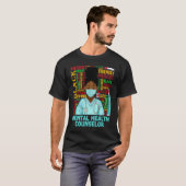 Mental Health Counselor African Women Black Histor T-Shirt (Vorne ganz)
