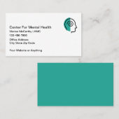 Mental Health Counselor Business Cards Visitenkarte (Vorne/Hinten)