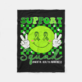 Mental Health Matters Awareness Support Squad Fleecedecke
