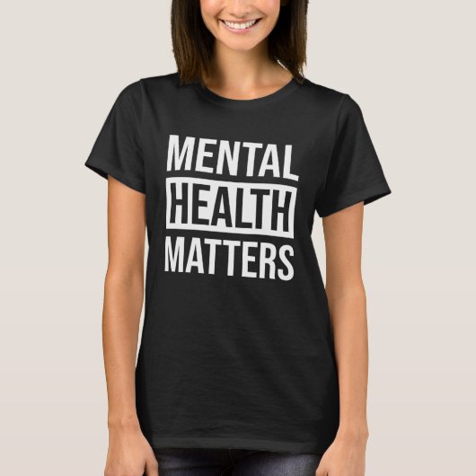 Mental Health Matters End The Stigma Illness Awar T-Shirt (Vorderseite)