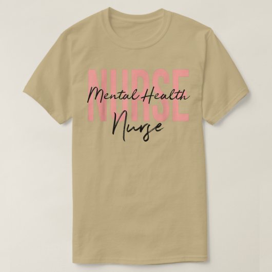 Mental Health Nurse Psych Nurse Psychiatric Nurse  T-Shirt (Design vorne)