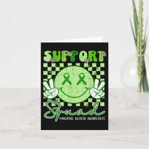 Mental Health S Awareness Support Squad Smile Face Karte