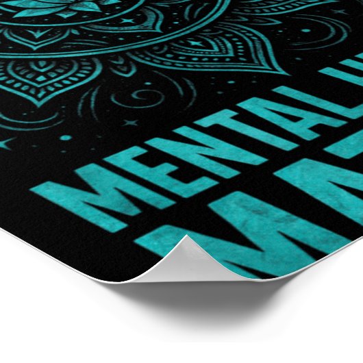 Mental Health S End Stigma Awareness Poster (Ecke)