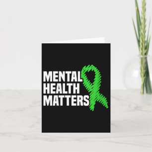 Mental Health S Green Ribbon Mental Health Awarene Karte