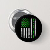 Mental Health S Human Brain Illness Awareness Gree Button (Vorne & Hinten)