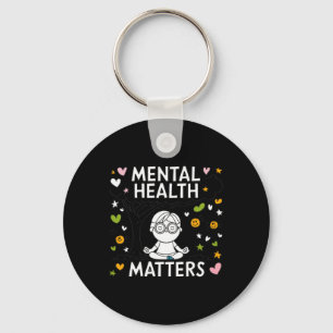 Mental Health S Mindful Medical Art Sticker Schlüsselanhänger