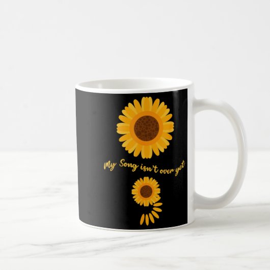 Mental Health Semicolon Sunflower Suicide Preventi Kaffeetasse (Rechts)
