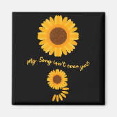 Mental Health Semicolon Sunflower Suicide Preventi Magnet (Vorne)
