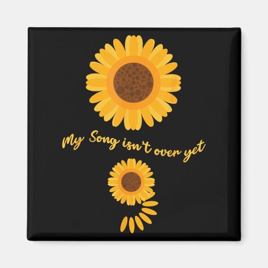 Mental Health Semicolon Sunflower Suicide Preventi Magnet (Vorne)