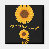 Mental Health Semicolon Sunflower Suicide Preventi Magnet (Vorne)