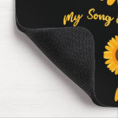 Mental Health Semicolon Sunflower Suicide Preventi Mousepad (Ecke)