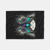 Mental Health Suicide Awareness Semicolon Butterfl Fleecedecke (Vorderseite (Horizontal))