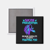 Mental Health Support Week Suicide Prevention Awar Magnet (Vorderseite/Rückseite)