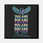 Mental Health Suprt Suicide Prevention Awareness S Magnet (Vorne)