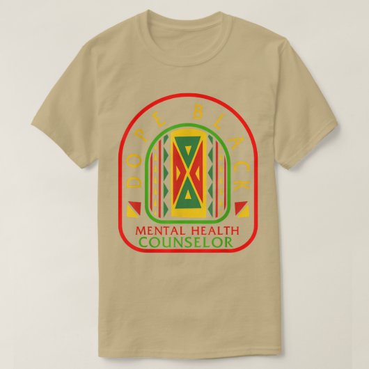 Mental Health Therapist Black Therapist Student Af T-Shirt (Design vorne)