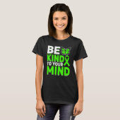 Mental Health Warrier Awareness Month Green Ribbon T-Shirt (Vorne ganz)