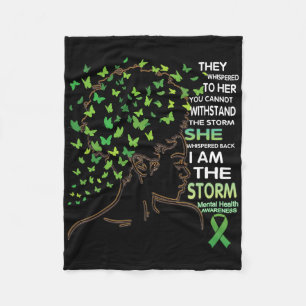 Mental Health Warrior Fleecedecke