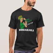Mental Health Warrior Unzerbrechlich starke Frau G T-Shirt (Vorderseite)