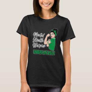 Mental Health Warrior Unzerbrechliches Bewusstsein T-Shirt