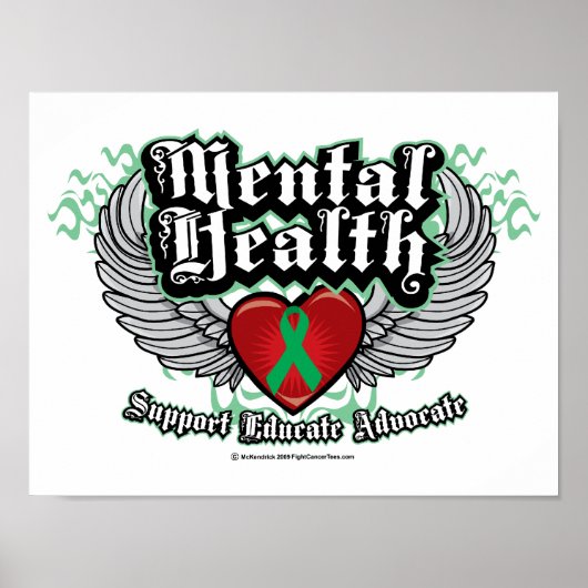 Mental Health Wings Poster (Vorne)