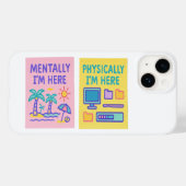 Mental hier physisch Case-Mate iPhone hülle (Rückseite (Horizontal))