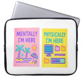 Mental hier physisch laptopschutzhülle (Vorderseite)