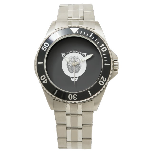 Mental Hygiene Patrol Armbanduhr (Vorderseite)