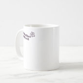 Mental Ill, aber Total Chill Sticker1 Kaffeetasse (Vorderseite Links)