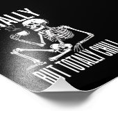 Mental-Ill, aber Totally Chill Halloween-Kostüm Fotodruck (Ecke)