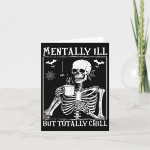 Mental Ill, aber Totally Chill Halloween Kostüm S Karte