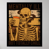 Mental Ill, aber Totally Chill Halloween Kostüm S Poster (Vorne)