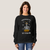 Mental Ill, aber Totally Chill Halloween Kostüm S Sweatshirt (Vorne ganz)
