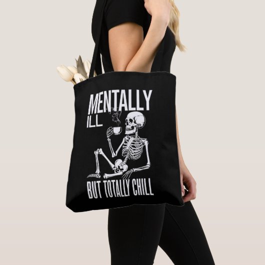 Mental-Ill, aber Totally Chill Halloween-Kostüm Tasche (Von Nahem)