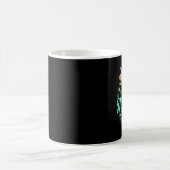 Mental Ill, aber Totally Chill Halloween Skelett Kaffeetasse (Mittel)