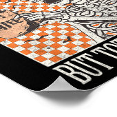 Mental Ill, aber Totally Chill Halloween Skelett Poster (Ecke)