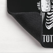 Mental Ill, aber Totally Chill Skeleton Halloween Mousepad (Ecke)