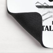 Mental Ill, aber Totally Chill Sticker Mousepad (Ecke)