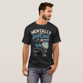 Mental im Flugzeugmodus T-Shirt Lustiger Anime-Jun (Vorne ganz)