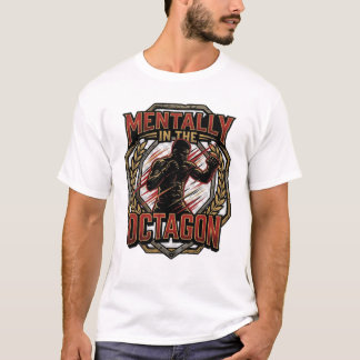 Mental im Octagon MMA Kampfsport-Shirt T-Shirt