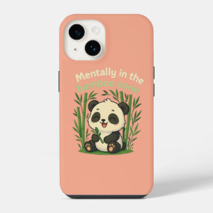 Mental in der Bambus-Zone – Süßer Panda iPhone Cas 14 Hülle