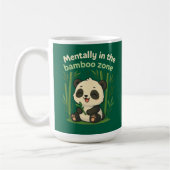 Mental in der Bambuszone – Süße Chibi-Panda-Tasse Kaffeetasse (Links)