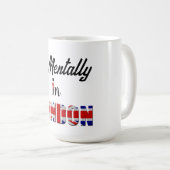 Mental in London Coffee Tasse (VorderseiteRechts)