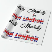 Mental in London Wrapping Paper Geschenkpapier (Ungerollt)