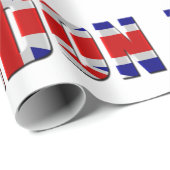 Mental in London Wrapping Paper Geschenkpapier (Rolleneckpunkt)