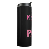 Mental in Paris Thermal Tumbler Thermosbecher (Nach links gedreht)