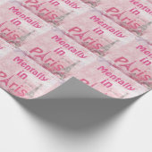 Mental in Paris Wrapping Paper Geschenkpapier (Ecke)
